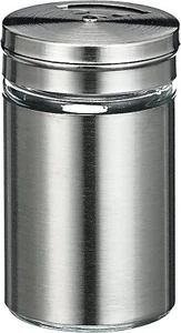 Set di 12 barattoli per spezie, in acciaio inox, 80 ml, con finestrella - Foto 1 di 4