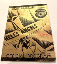 JEAN HARLOW HELL'S ANGELS RARE GRAUMAN'S CHINESE THEATRE PROGRAM 1930 KEATON