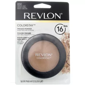 4 Pack Revlon ColorStay Pressed Powder, Medium Deep 850, 0.3 oz - Picture 1 of 2