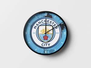 Manchester City Wall Clock - Picture 1 of 3
