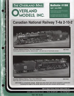 catalogo OVERLAND MODELS MAIL Bulletin 128 2000 Canada     E  aa - Image 1 of 2