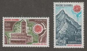Andorra 1978 #262-63 Europa Issue - MNH - Picture 1 of 3