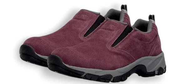 Hi-Tec Women's Altitude Moc Hiking Shoes Plum Leather Slip-On Size 6 Trail - Image 1 of 4