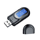 3 w 1 Wyświetlacz LCD Ekran USB Bluetooth 5.0 Nadajnik Odbiornik Zestaw głośnomówiący