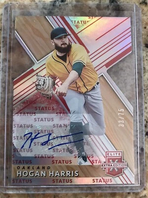 2019 Panini Elite Hogan Harris Auto!!🔥 Die cut / 75! - Image 1 of 3