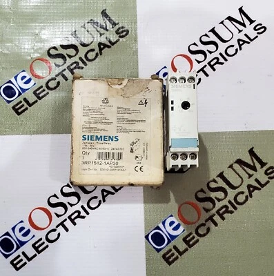 SIEMENS 3RP1512-1AP30 TEMPORIZADOR TEMPORIZADOR 1.5S-30S VOLTAJE 220VAC/24VDC ENVÍO RÁPIDO Foto 1 de 4