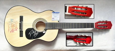 Post Malone Signed Guitar Posty PSA/DNA COA Cover