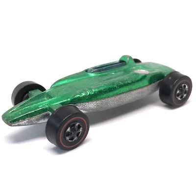 Turbina Hot Wheels Redline Shelby 1969 verde gris interior - Hecho en Hong Kong Foto 1 de 4