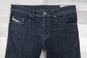 Jeans Uomo Diesel BUSTER Elasticizzato Regolare Slim Conico Blu W32 W3 L29 Lavaggio 0607A - Foto 1 di 13