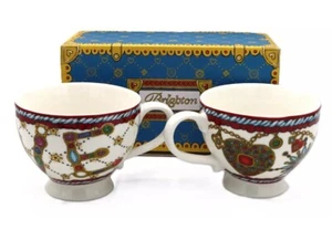 "Tazas de té/café festivas coloridas Brighton Hearts & Love 2024 13 oz 4"" X 4,5"" nuevas en caja" - Imagen 1 de 9