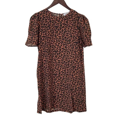 Mini vestido recto de seda lavable Amour Vert "Darla" nuevo con etiquetas pequeño Foto 1 de 4