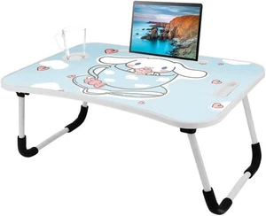 Kawaii Laptop Desk Foldable Kawaii Bed Desk Table Cute Folding Breakfast Tray - Afbeelding 1 van 6
