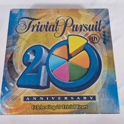 Trivial Pursuit 20th Anniversary Edition Board Game Parker Hasbro - Image 1 of 4