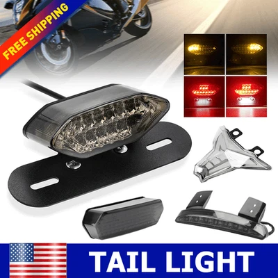 适用于 SUZUKI DRZ400S/E DRZ400SM 尾部整齐挡泥板消除器 LED 刹车灯 Mortor — 第 1/4 张图片