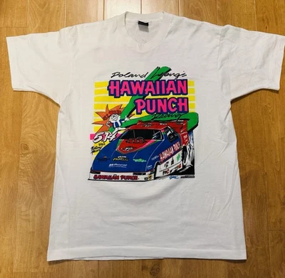 Camisetas Roland Leong Hawaiian Punch NHRA Drag Racing de Colección Años 90 Talla XL Foto 1 de 4