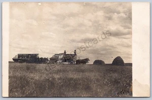 K39/ Phillipsburg Kansas RPPC Postcard c1910 Horse Farming Harvsest 472 - Picture 1 of 2