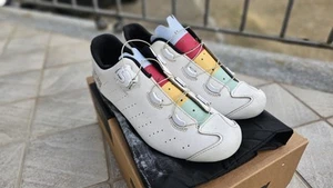 Scarpe Ciclismo Sidi Laghee Sprinter Taglia 41 EU Bianco Road Shoes - Imagen 1 de 9