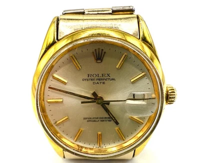 Relógio automático Rolex data perpétua GoldsShell 14K GF - Imagem 1 de 4