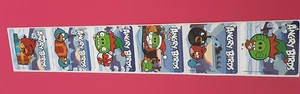 6 adesivi per videogiochi Angry Birds, 2,5" x 2,5" ciascuno, bomboniere - Foto 1 di 1