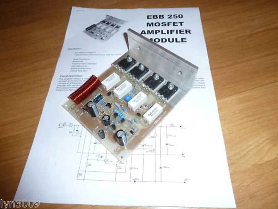 1 Off EBB 250 Mosfet Verstärkermodul 250W RMS Audio Disco PA Endstufen - Bild 1 von 1