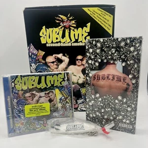 RARE OOP Sublime Second Hand Smoke Box Set - Shirt - VHS - CD - Keychain Vintage - Picture 1 of 20