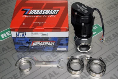 Puerta de descarga externa electrónica Turbosmart E-WG45 GenV Hyper-Gate 45 mm negra Foto 1 de 4