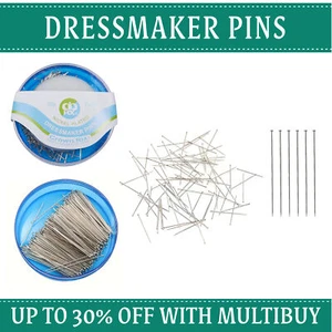 Dressmaker Pins for Dressmaking Household Fine Dipped & Long Sewing Pins - Picture 1 of 12