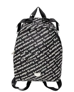 Diane von Furstenberg Damen Tasche Schwarz / Weiß NEU Rucksack Stoffrucksack - Bild 1 von 7