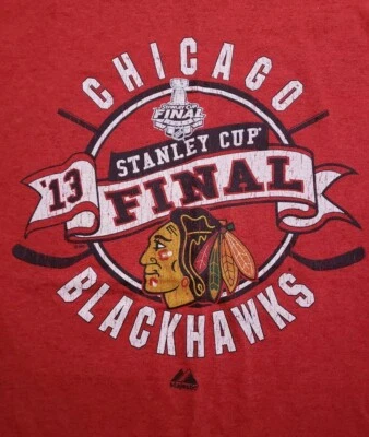 2013 NHL Chicago Blackhawks Stanley Cup Final Men's Medium T-Shirt  - Image 1 of 4
