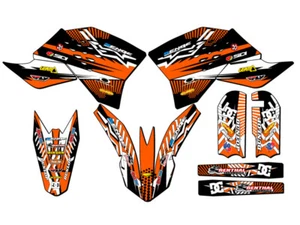 2009-2015 SX 65 MAYHEM Orange Senge Graphics Kit Compatible with KTM - Picture 1 of 10