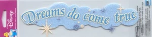 Disney Licensed EK Success DREAMS DO COME TRUE stickers 62532 Fast FREE Ship! - Picture 1 of 1