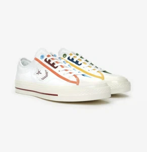 Converse Star Player Buey Parte Bajo Cuero Logotipo Mash Up 167141C Nuevo Para Hombre 8.5 - Imagen 1 de 9