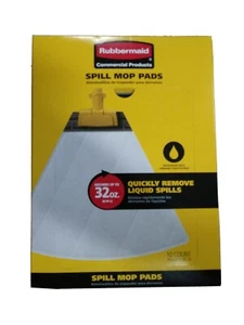 Rubbermaid 2017059 Spill Mop Pads, Pack of 10 - Picture 1 of 5