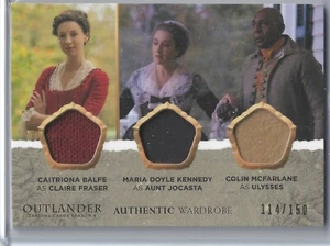 Outlander Season 4 Wardrobe Relic TM02 Claire Jocasta Ulysses Triple 114/150 - Picture 1 of 2