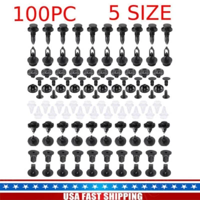 Juego de clips de pasador de moldura de remache para parachoques de carrocería para Lexus GS350 Foto 1 de 4