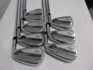 Callaway Paradym Ai Smoke Iron Set - 5-PW, AW - MPH 95 Regular Flex Steel - NEW - Picture 1 of 5