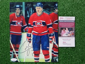 CRAIG LUDWIG SIGNED 8x10 MONTREAL CANADIENS DALLAS STARS PHOTO JSA COA - Picture 1 of 4