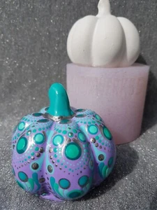 Molde de silicona molde de fundición calabaza para hacer yeso / hormigón espacios en blanco - Imagen 1 de 16