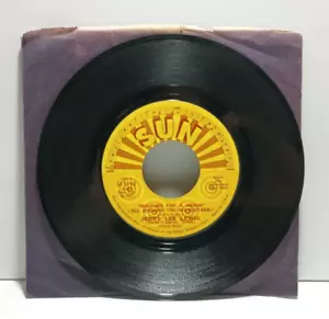 Jerry Lee Lewis Waiting For A Train Big Legged Woman 45 rpm Record Sun SI-1119 - Foto 1 di 4