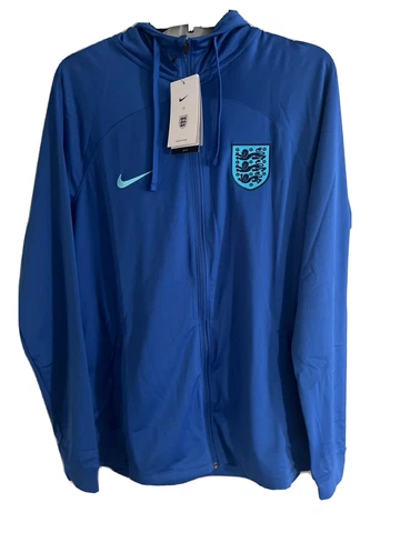 Nike Blue England National Team 22/23 Hooded Soccer Cover