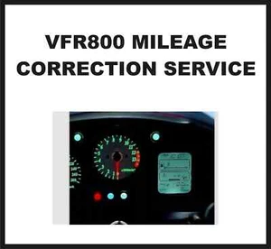 HONDA VFR800 1998 1999 2000 2001 CLOCKS SPEEDO DASH MILEAGE CORRECTION SERVICE - Picture 1 of 1