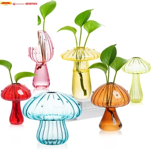 Plant Propagation Station, Set of 6 Colored Mushroom Vase, Propagation Stations, - Picture 1 of 7