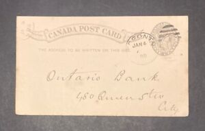 Agrome CANADA 1888 PC Stationery To Inland 1 Cent Grey ( Ap458