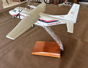 Prinair Airlines: Casa 212 , Hand made Mahogany Wood model NIB Ready to Ship! - Picture 1 of 4