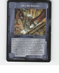Out He Sprang - MECCG - The Balrog - Common - Picture 1 of 2