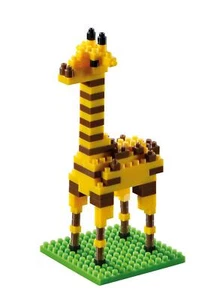 nanobrick BRIXIES GIRAFFA 200.104 NanoBlock Nano Brick mattoncino giraffe 134 pz - Imagen 1 de 3
