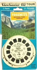 3 VINTAGE VIEWMASTER 3-D REELS "YOSEMITE NATIONAL PARK" CALIFORNIA 3 REEL SET - Picture 1 of 2