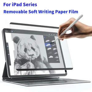 Removable Magnetic Matte Paper Film Screen Protector For Apple iPad Pro Air Mini - Picture 1 of 10