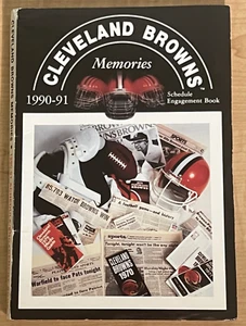 Libro de compromiso de los Cleveland Browns Memories 1990-91 horario diario - Imagen 1 de 24