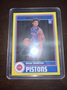 Ausar Thompson [Yellow] RC 2023-24 Panini Hoops Basketball #293 Pistons Rookie  - Picture 1 of 2